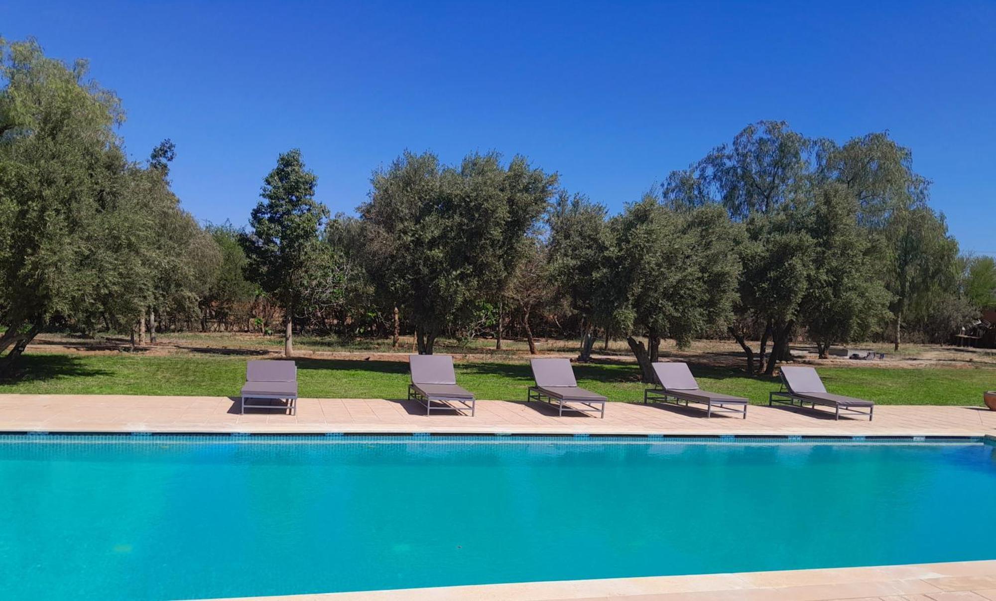 Villa Agora, Villa A La Campagne Proche Marrakech Sidi Abdallah Ghiat Exterior photo